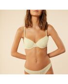 Soutien-gorge avec armatures n°4 Sublime We Care jaune pale