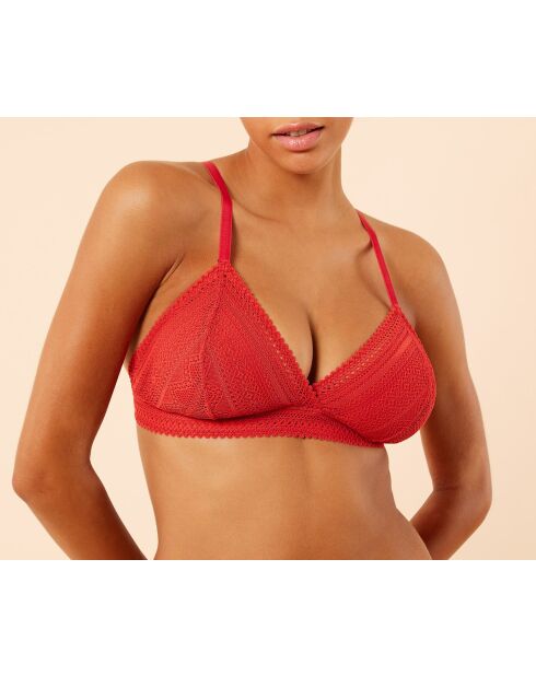 BH zonder beugel met uitneembaar kussentje nr. 8 Sublime We Care grenadine