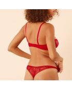 Granatroter Bügel-BH