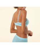 Blauer Bügel-BH Lova