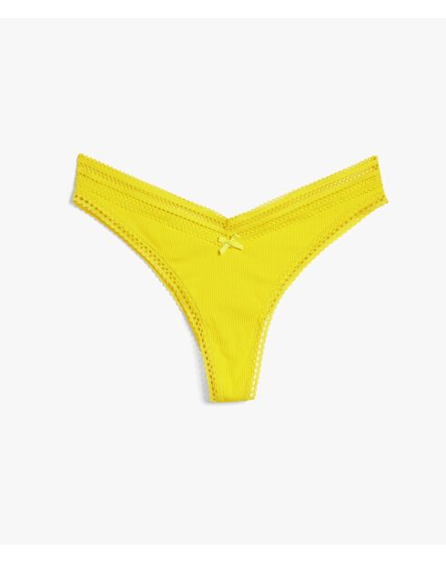 Tanga Power giallo piccante