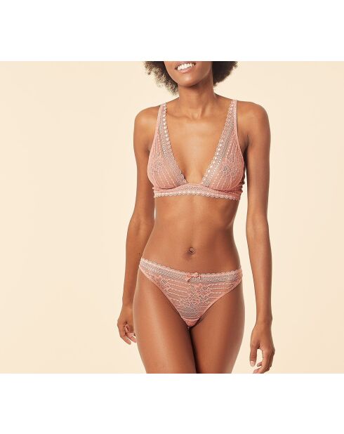 Sujetador Panama Blush con aros