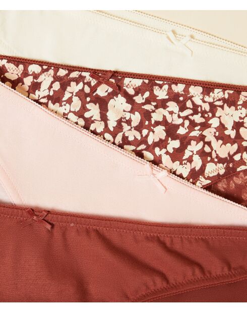 Set mit 4 beigen Sorya Höschen