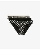 Confezione da 4 mutandine Jackie Black multicolori