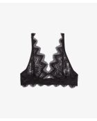 Sujetador negro sin aros Drama