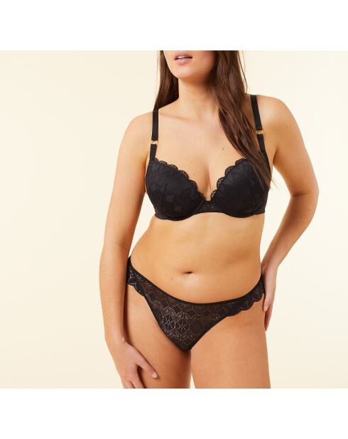 Himmelschwarzer Bügel-BH Nr. 5