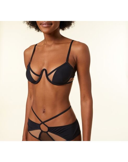 Reggiseno Delicatesse nero con ferretto