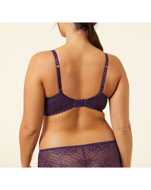 Sujetador morado Panamá con aros nº 5