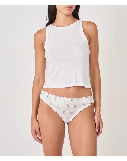 String met witte klaver