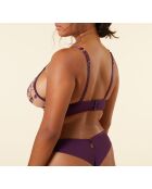 Sujetador sin aros morado Fougue