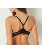 Conquise schwarzer Push-up-BH mit Bügel