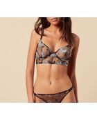 Sujetador negro con aros Filante