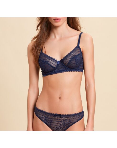 Panama-Navy-BH mit Bügel