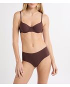 Pure Fit BH mit Bügel, schokoladenbraun