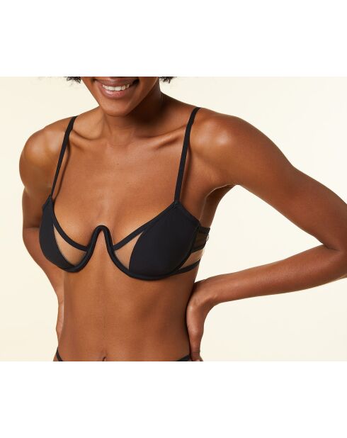 Reggiseno Delicatesse nero con ferretto