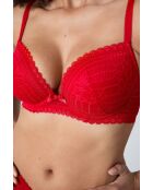 Soutien-gorge avec armatures n°5 Panama rouge