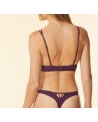 Sujetador sin aros morado Fougue