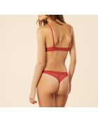 Soutien-gorge push-up avec armatures n°2 Sublime We Care grenadine