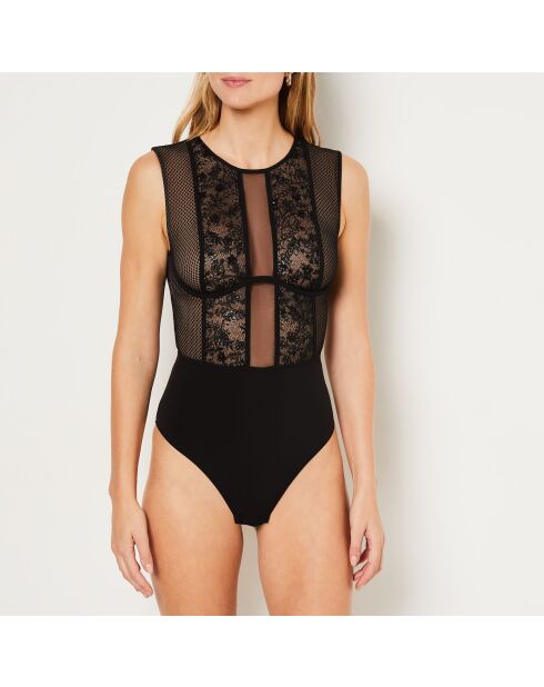 Body une piece avec armatures Fascinante noir