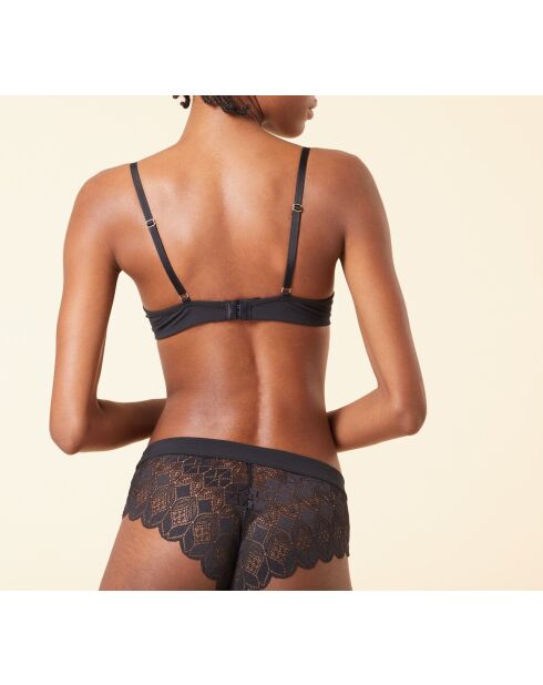 Himmelschwarzer Push-up-BH mit Bügel Nr. 2