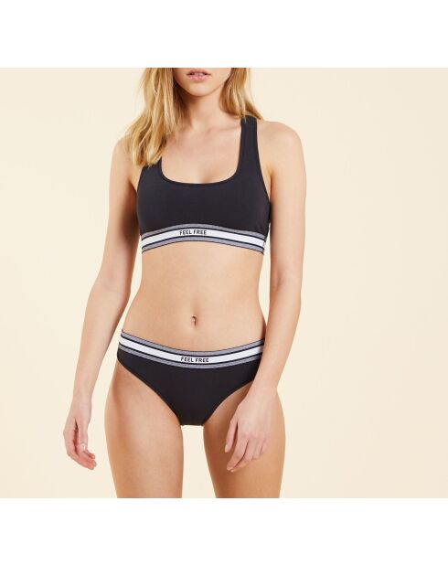 Soutien-gorge sans armatures Run noir