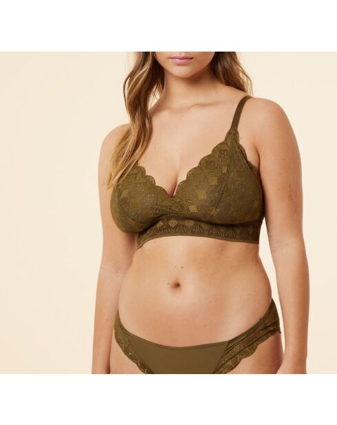 BH ohne Bügel Nr. 8 Sky khaki oliv