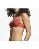 Soutien-gorge push-up avec armatures n°2 Sublime We Care grenadine