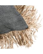 Bonita Kissenbezug aus Baumwolle, Naturschwarz, 60 x 60 x 2 cm