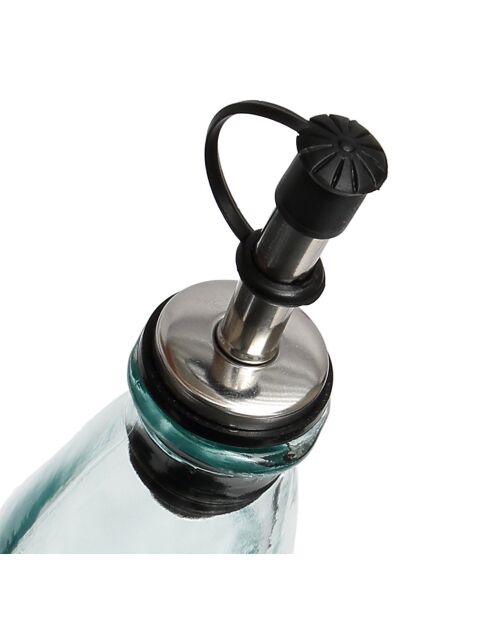 Olivenölflasche Nr. 03 - Blau - 6x6x23 cm