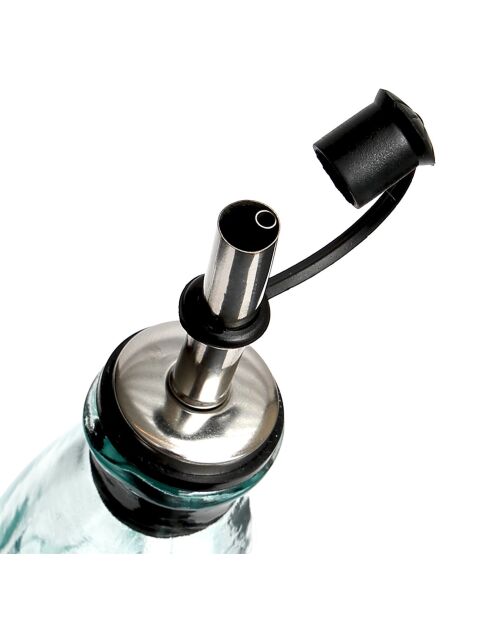 Olivenölflasche Nr. 03 - Blau - 6x6x23 cm