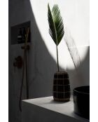 Le Vase Cutie Noir Naturel S - 14x14x22 cm