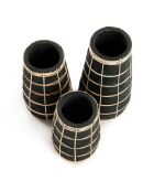 Le Vase Cutie Noir Naturel S - 14x14x22 cm