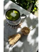 Le Porte-clés Pompom Mocca - 4x4x15 cm