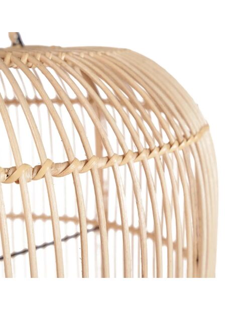 La Suspension Bozelo Naturel L - 50x50x80 cm