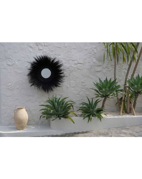 Le Miroir Sunken Forest - Noir - 90x90x22 cm