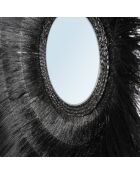 Le Miroir Sunken Forest - Noir - 90x90x22 cm