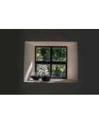 The Oh My Gee Kerzenhalter aus schwarzem Samt, Größe M, 8 x 8 x 11 cm