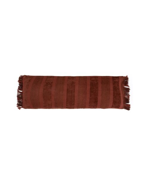 The Oh My Gee Kussenhoes - bordeaux fluweel - 35x100x10 cm