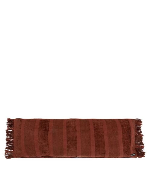 The Oh My Gee Kussenhoes - bordeaux fluweel - 35x100x10 cm