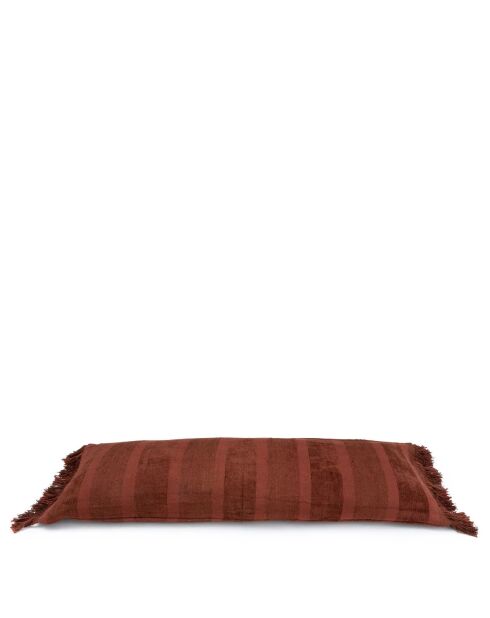 The Oh My Gee Kussenhoes - bordeaux fluweel - 35x100x10 cm
