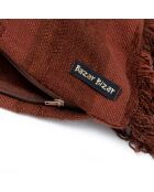 The Oh My Gee Kussenhoes - bordeaux fluweel - 35x100x10 cm