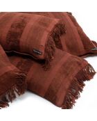 The Oh My Gee Kussenhoes - bordeaux fluweel - 35x100x10 cm