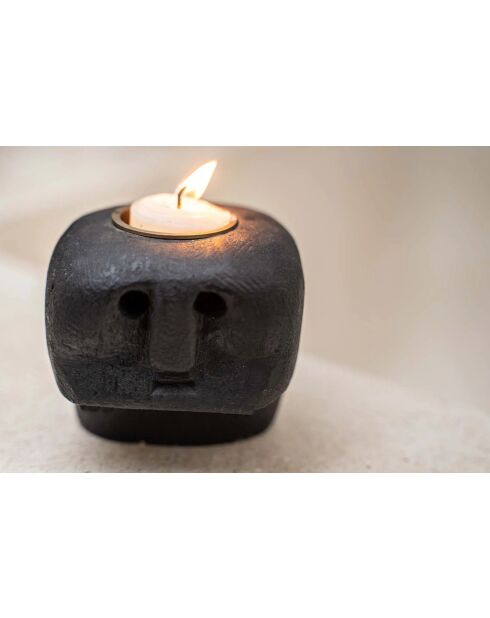 The Sumba Stone #27 Kerzenhalter, 10 x 10 x 9 cm