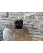 The Sumba Stone #27 Kerzenhalter, 10 x 10 x 9 cm