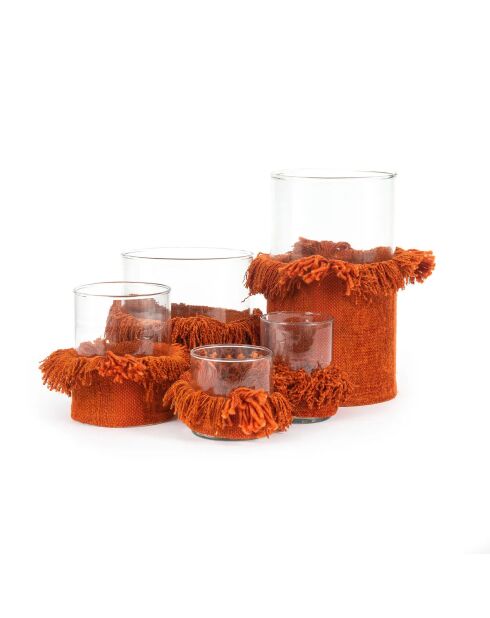 The Oh My Gee Rusty Velvet Kaarshouder S - 8x8x8 cm