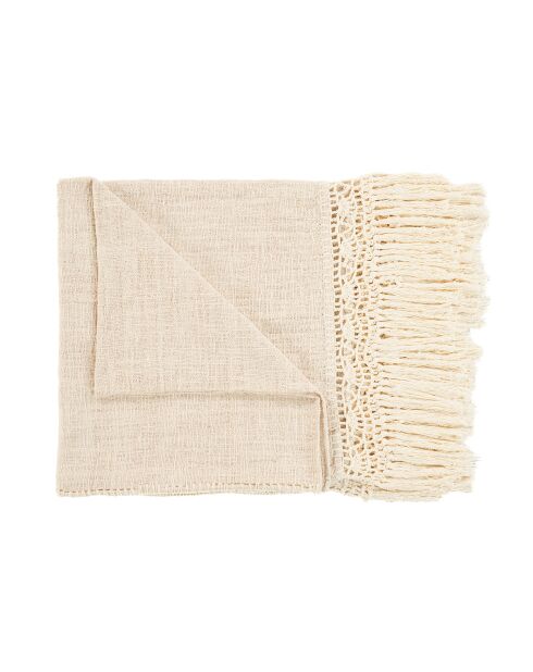 Le Jeté de Lit Gypsy - Naturel - 270x135x1 cm