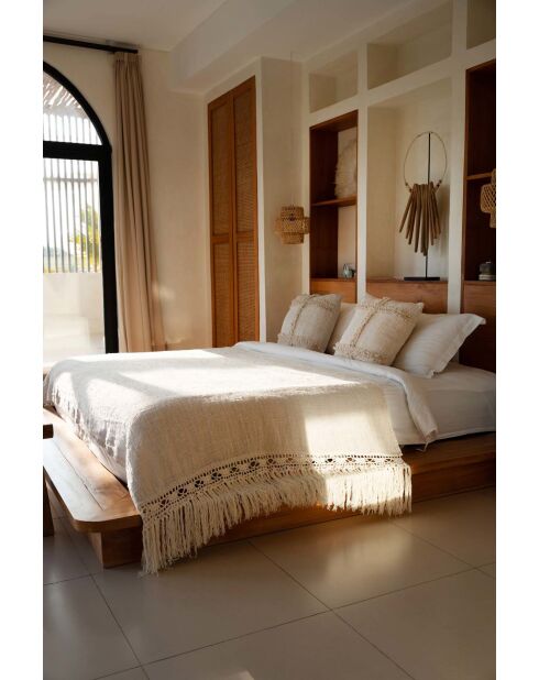 Le Jeté de Lit Gypsy - Naturel - 270x135x1 cm