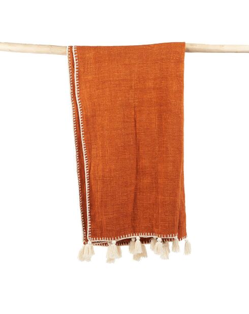 Le Jeté de Lit Stitch - Terracotta - 246x126x1 cm