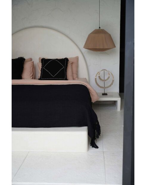 Le Jeté De Lit Gypsy - Noir - 260x122x1 cm