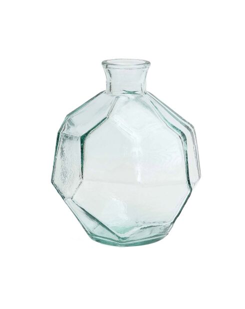 Le Vase Round Origami - Bleu - 16x16x18 cm